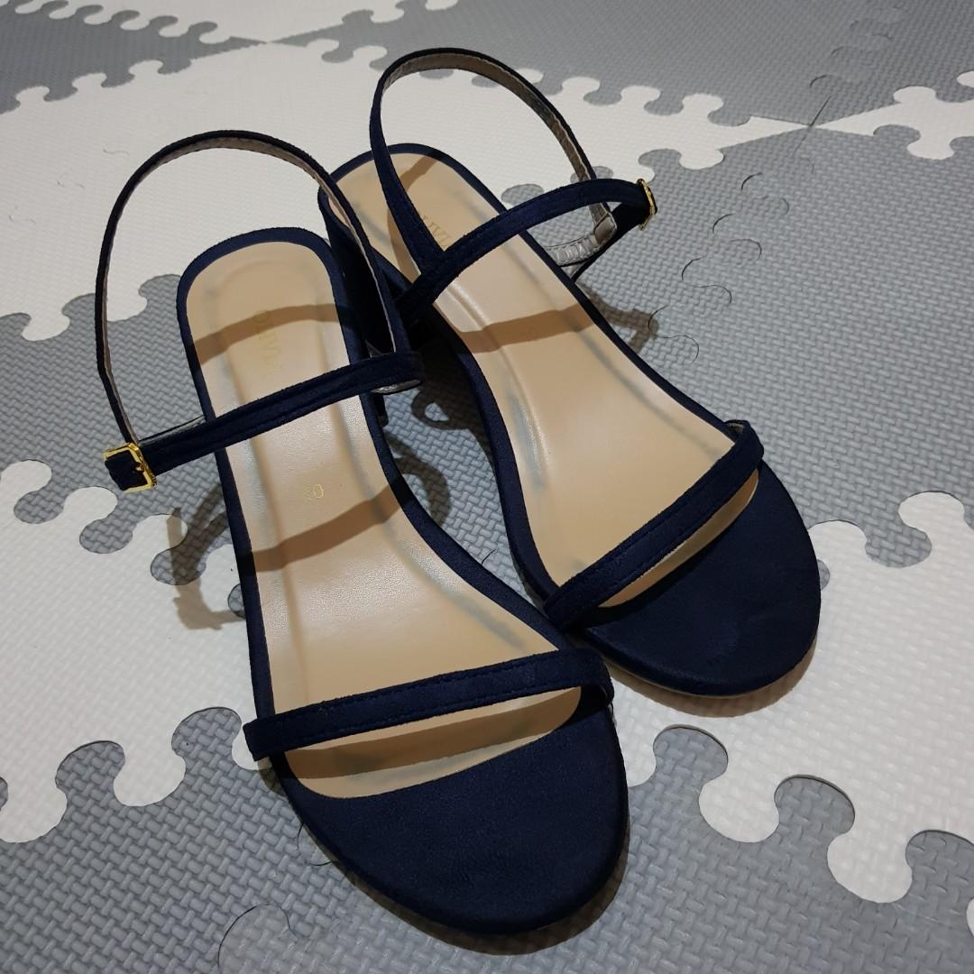 midnight blue sandals