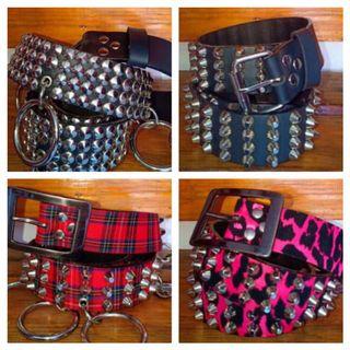 Studded With Rings Belt