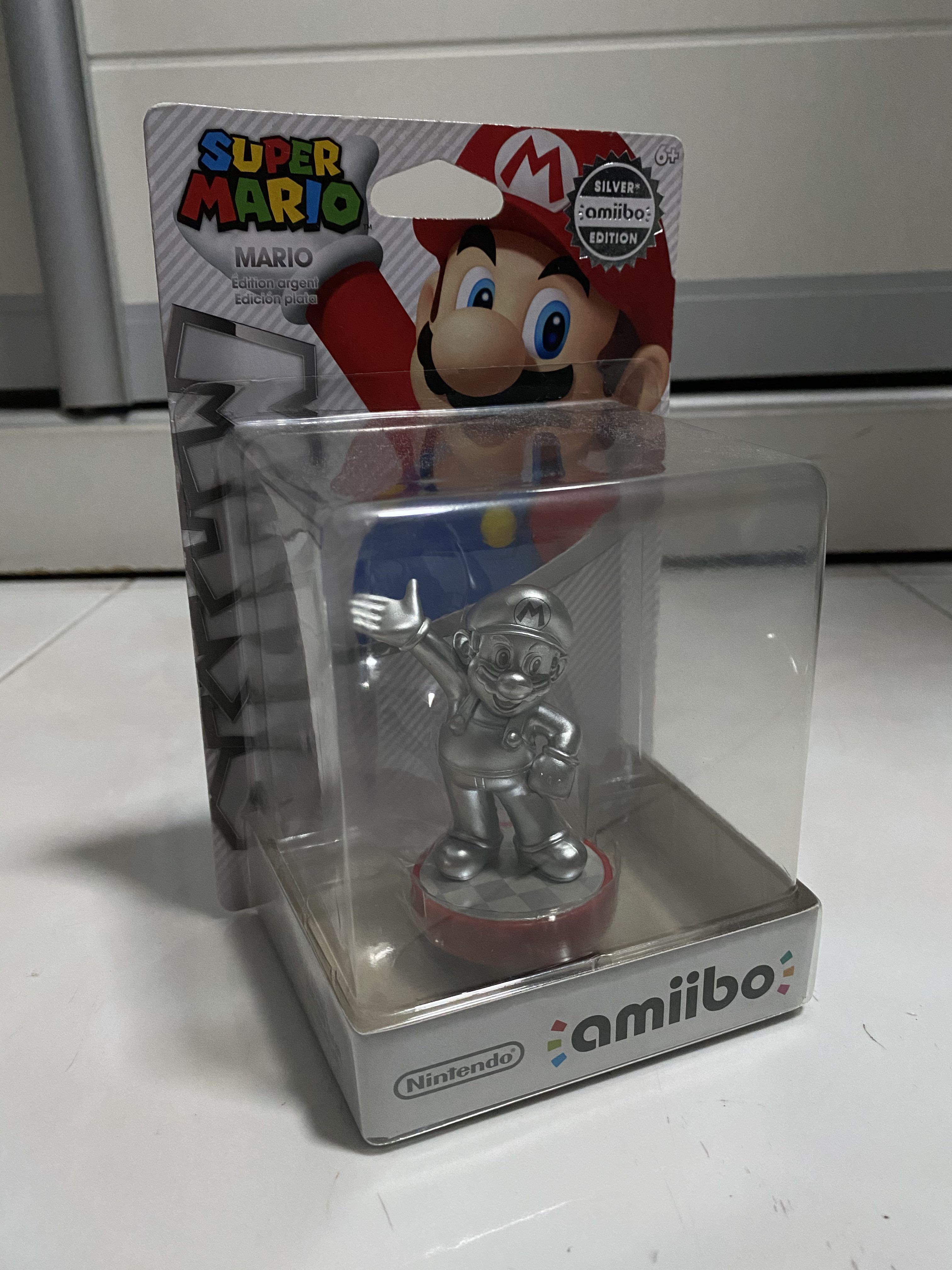 Super Mario Silver Mario Amiibo Hobbies And Toys Toys And Games On Carousell
