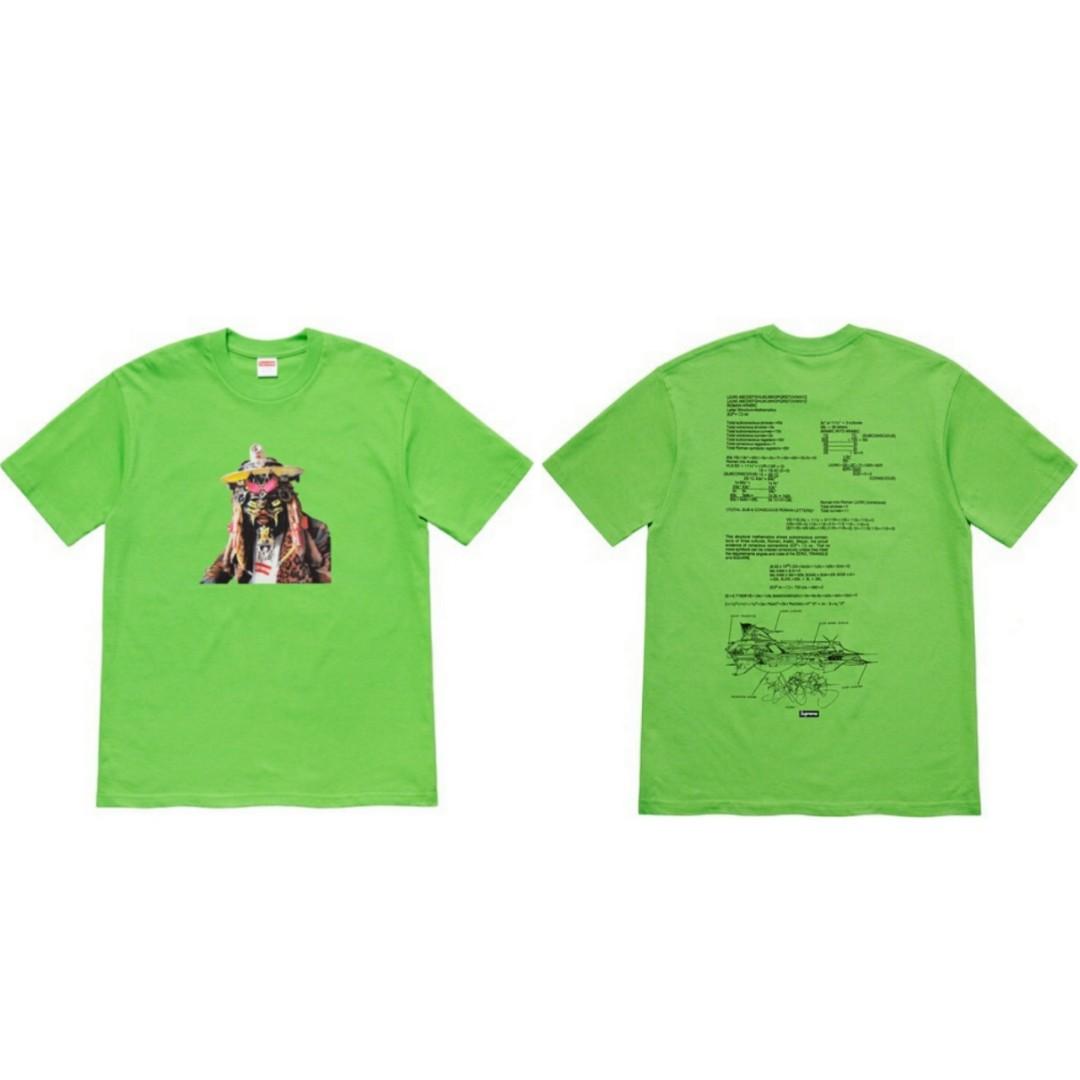 Supreme Rammellzee Tee Green Men s Fashion Tops Sets Tshirts