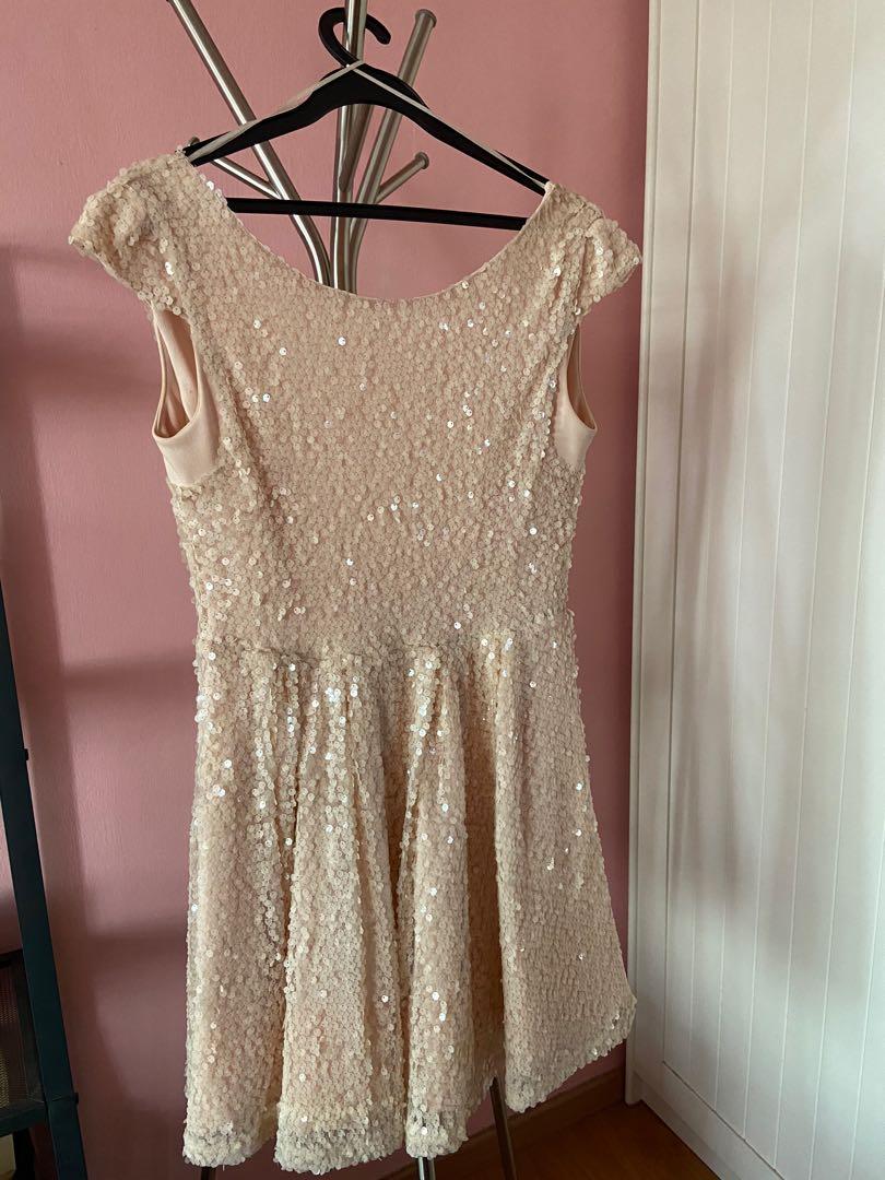 topshop pink glitter dress Rent Topshop Halterneck Sequin Fringe Maxi Dress In Black main image 0