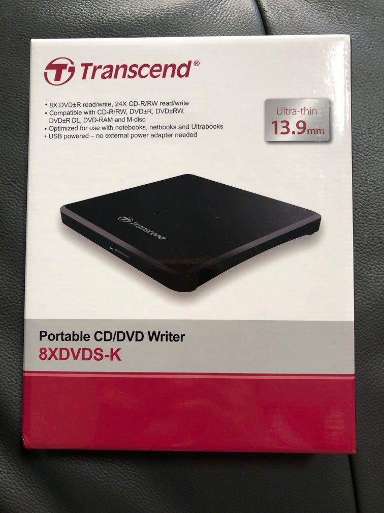 Transcend Portable Cd Dvd Writer Computers Tech Parts Accessories Hard Disks Thumbdrives On Carousell