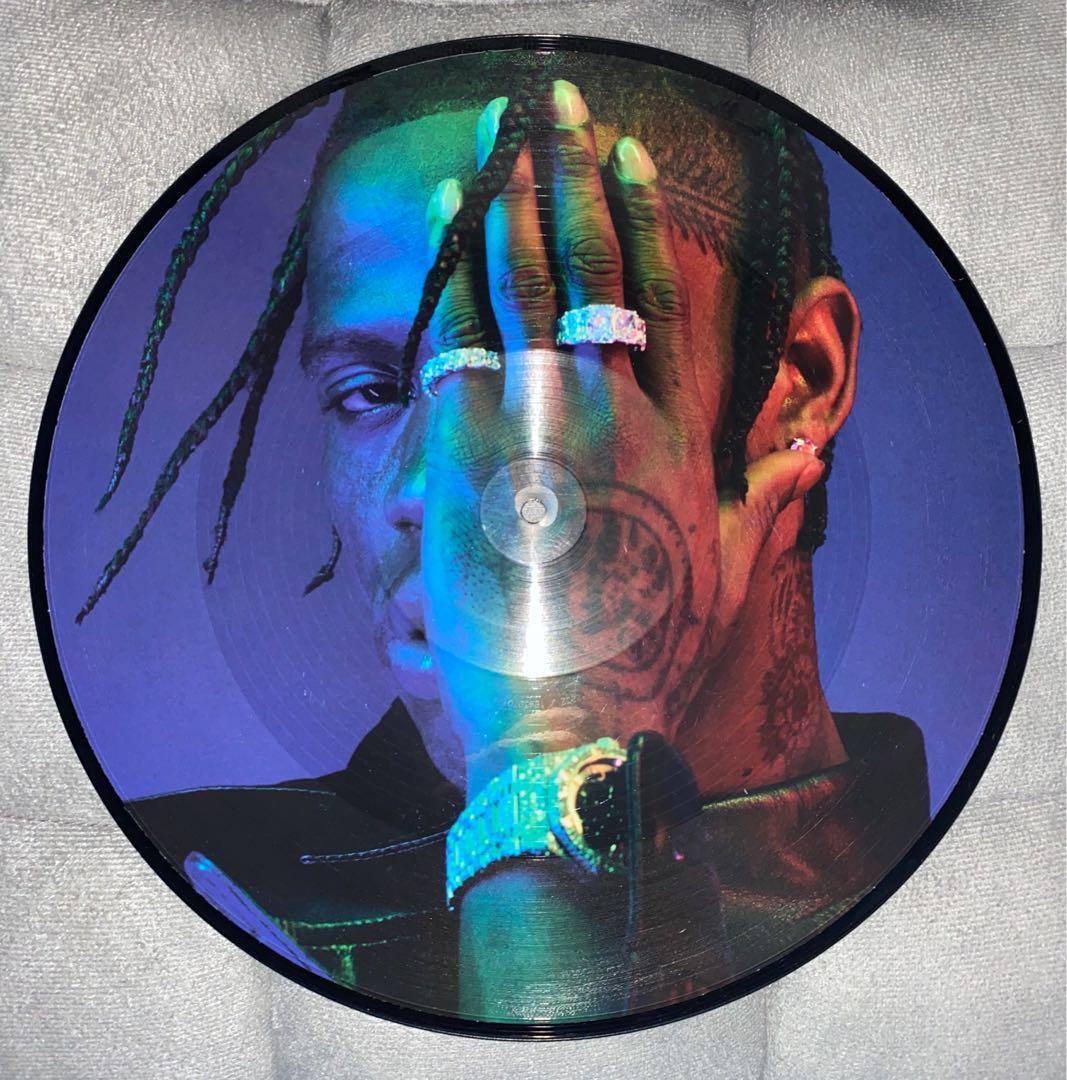 Travis Scott Highest In The Room (Picture Disc II) Vinyl Record Art 12”  (Cactus Jack), 興趣及遊戲, 收藏品及紀念品, 明星周邊- Carousell
