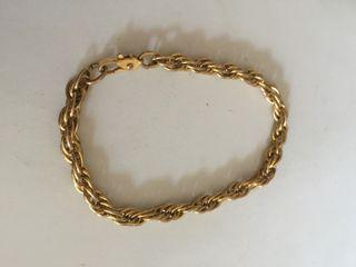 vintage US bracelet gold tone