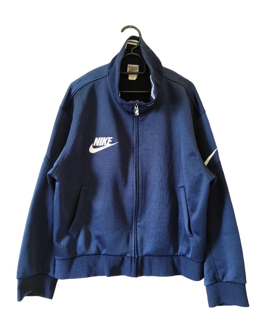 nike track top blue