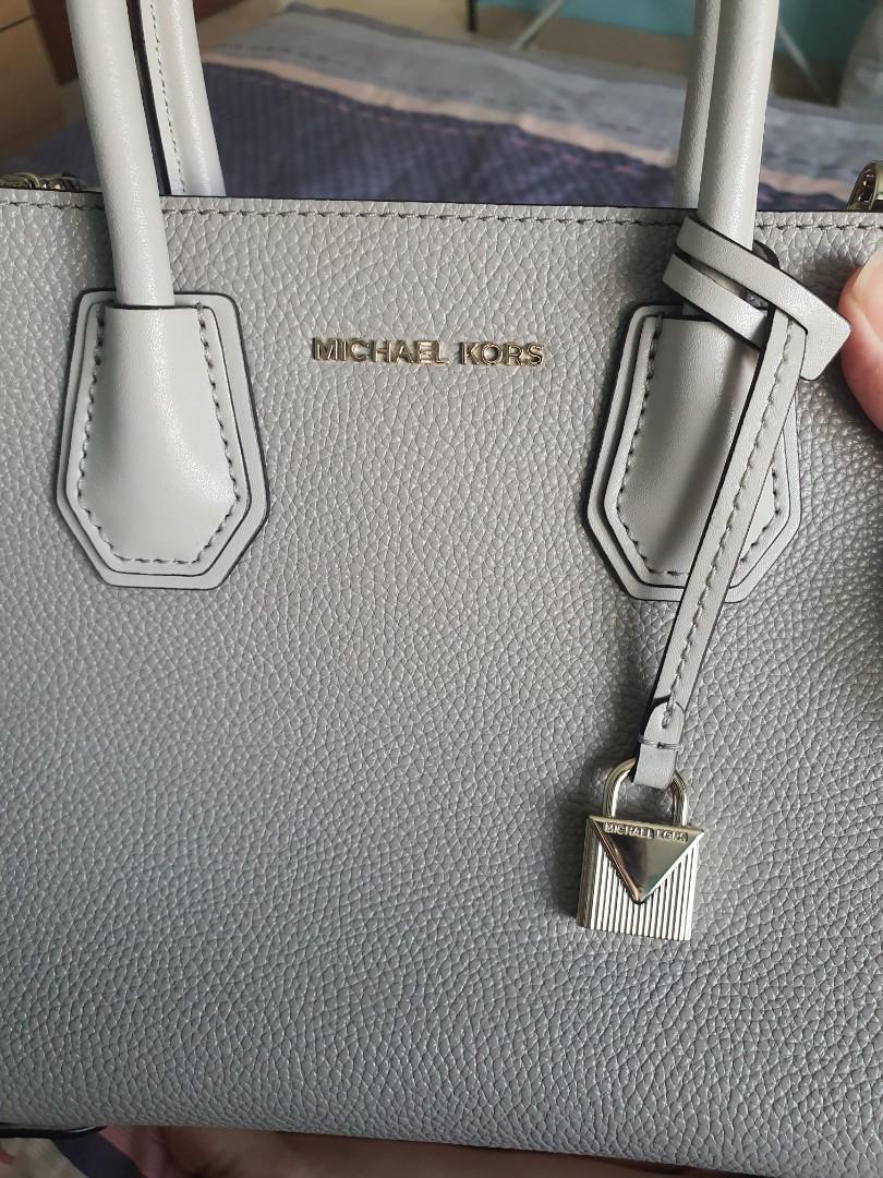 Michael Kors MERCER 2022 SS 2WAY Plain Leather Crossbody Logo Outlet  Shoulder Bags