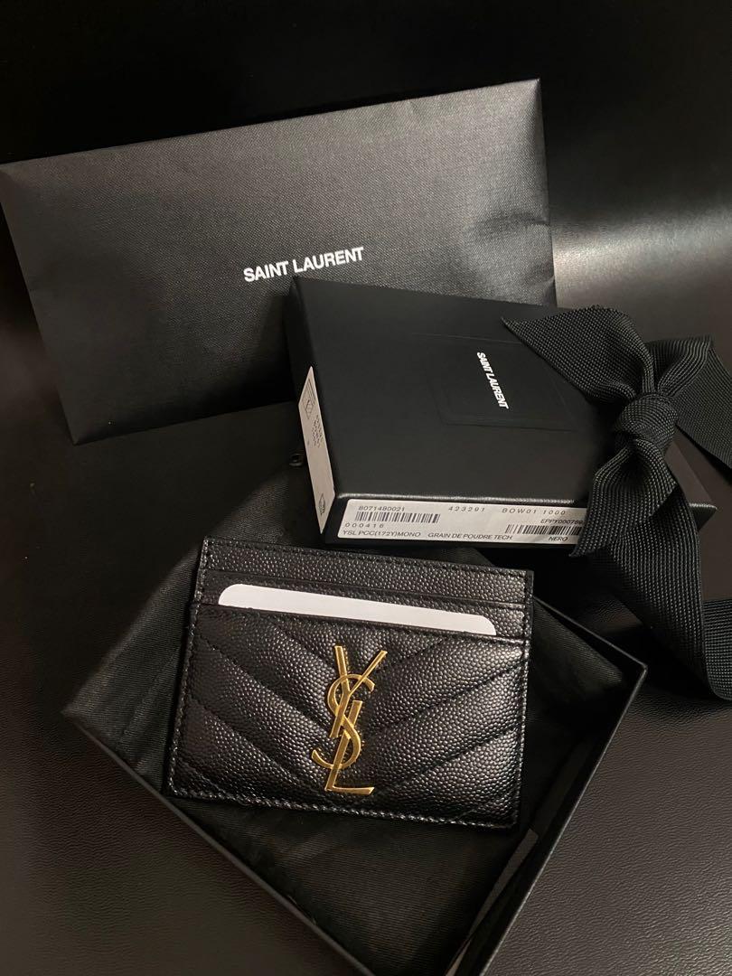 Saint Laurent Ysl Pcc(172y)monogram Green