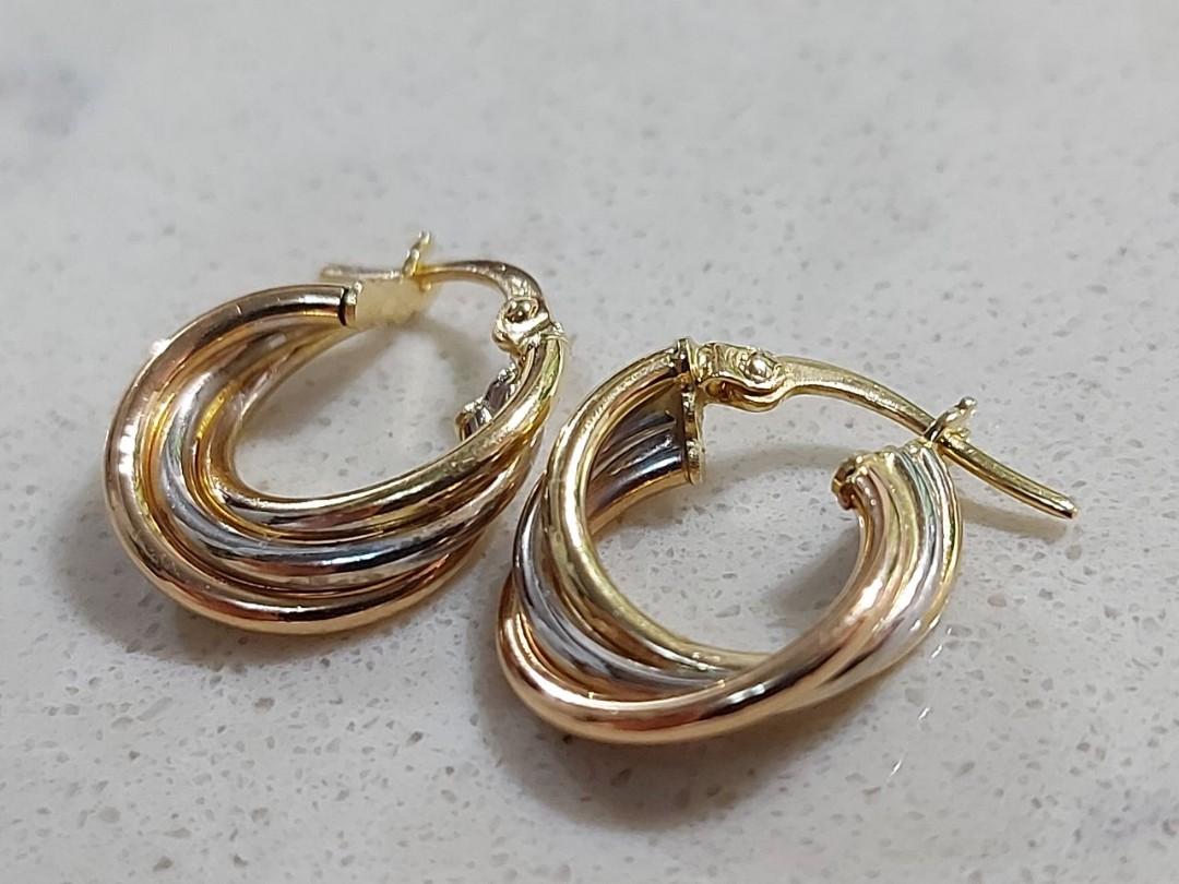 Tri Color Earrings 2024 favors