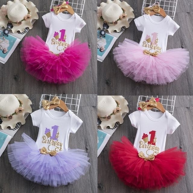 1st Birthday Tutu Dress Set Babies Kids Babies Kids Fashion