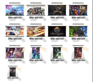 🆒 52x Assorted Overwatch Tapestries + 10x Opened/Display Set Tapestries (Price for all)