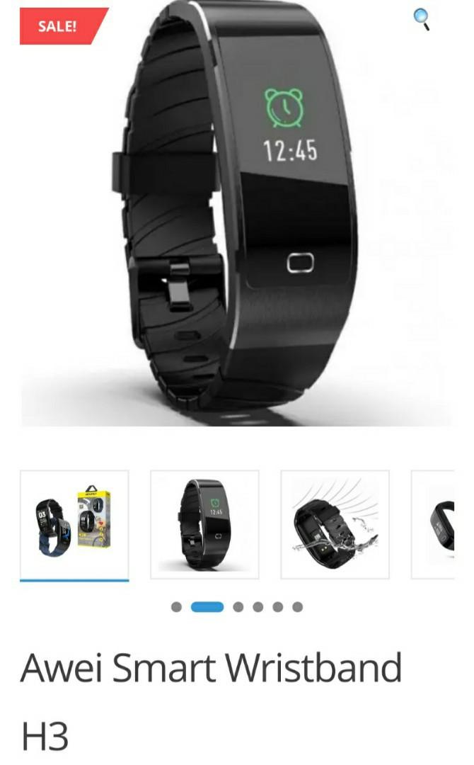 Awei h3 cheap smart wristband