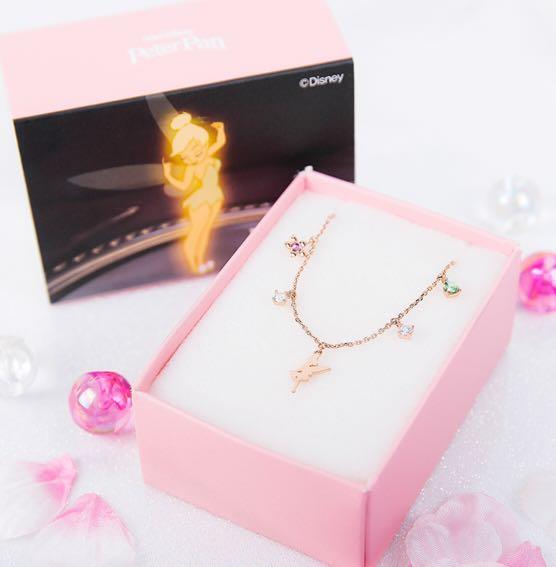 韓國 CLUE x Tinker bell 特別版 手鏈 女裝 飾物及配件 寶石、鑽石、水晶 Carousell