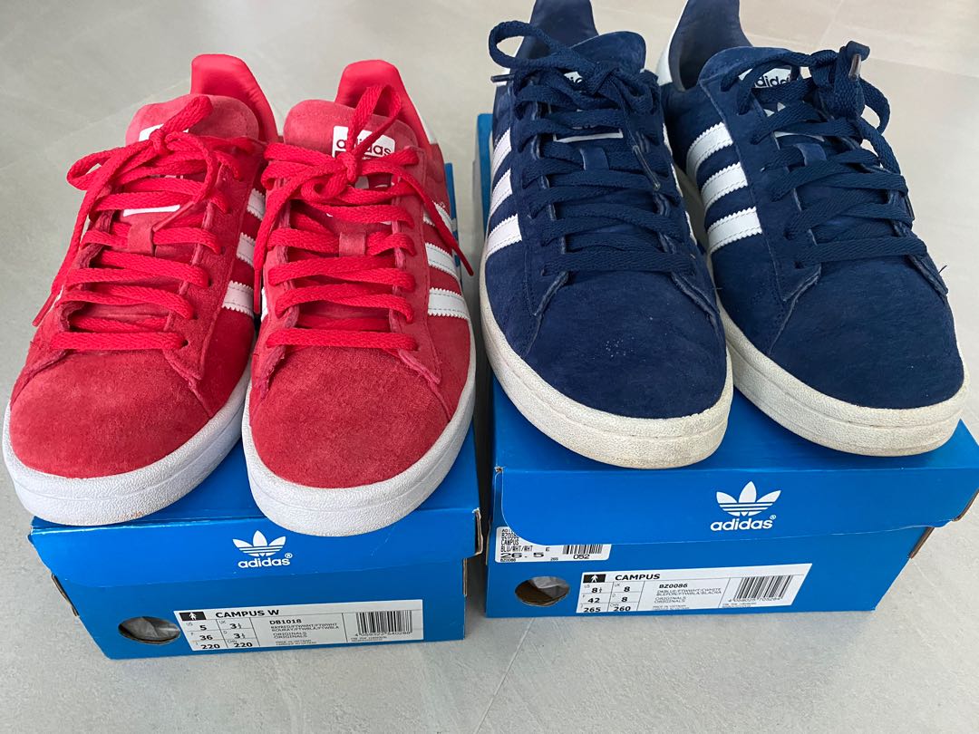 adidas campus ray red