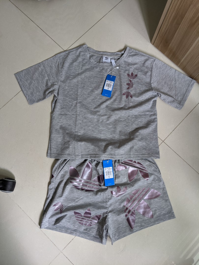 grey adidas set