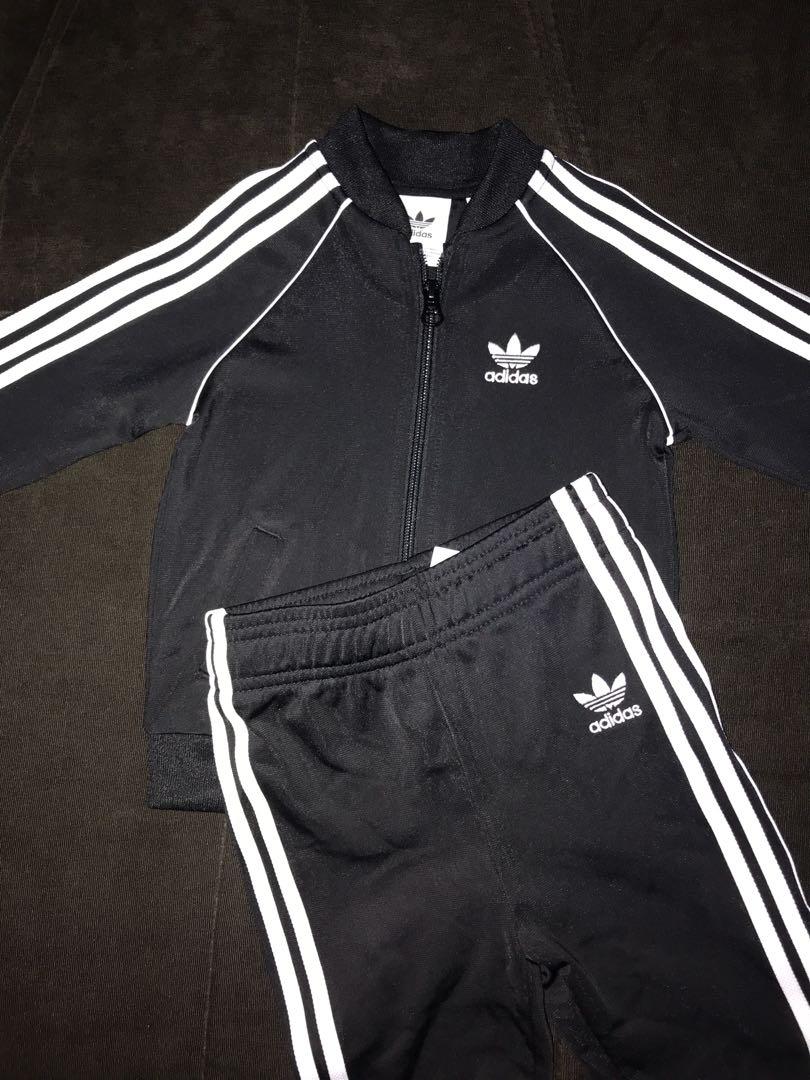 Adidas Kids Track Suit Babies Kids Babies Apparel On Carousell A loose top and trousers, worn either by people who are training for a sport or exercising, or…. adidas kids track suit babies kids