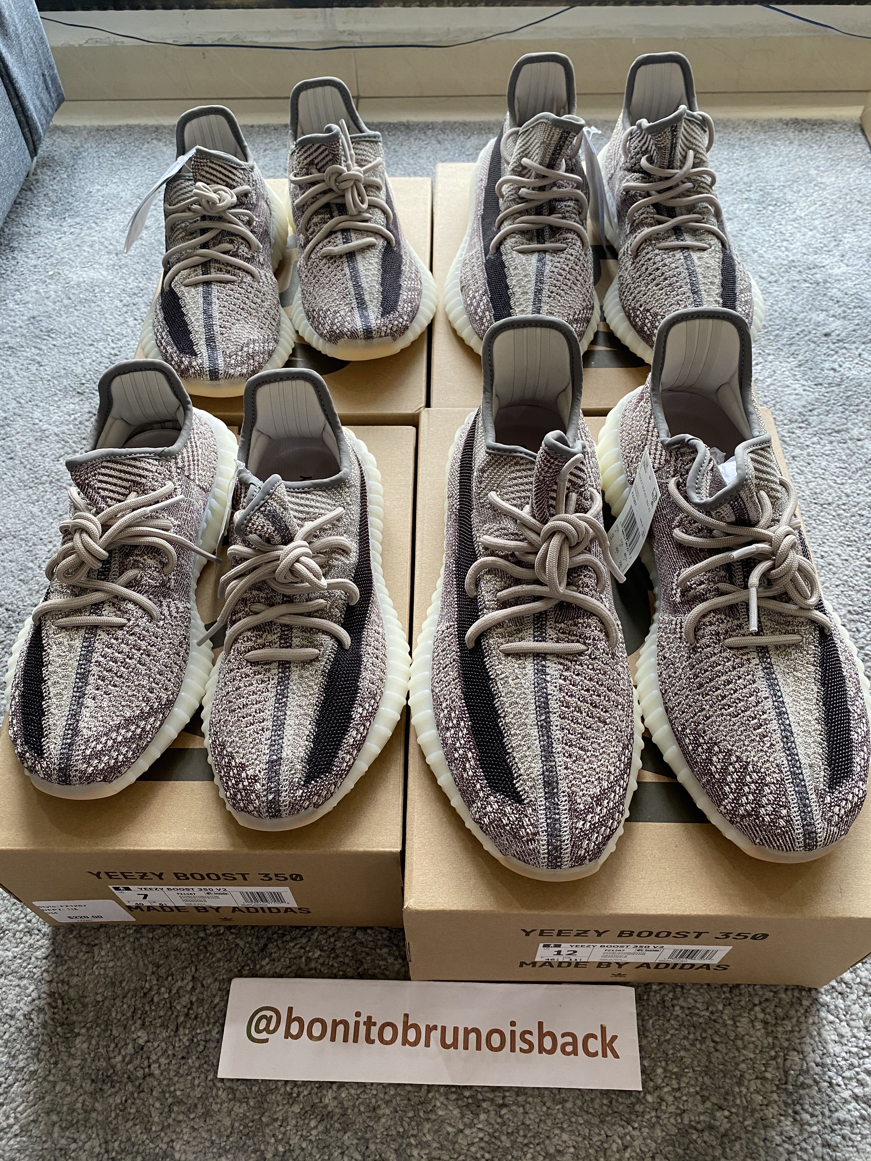 Adidas Yeezy 350 V2 Zyon Men s Fashion Footwear Sneakers on