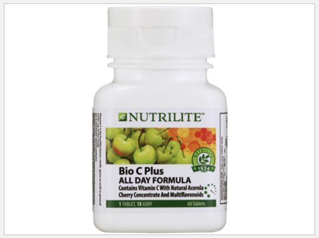 Amway Nutrilite Bio C Plus All Day Formula 500mg X 60 Tablets Health Beauty Skin Bath Body On Carousell This is a front runner to counteract the effect of sun exposure, which we all know is the number one cause of skin aging. carousell