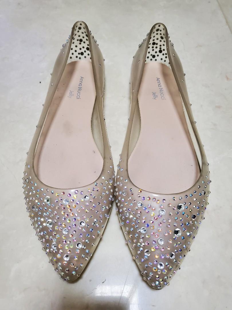 crystal jelly shoes