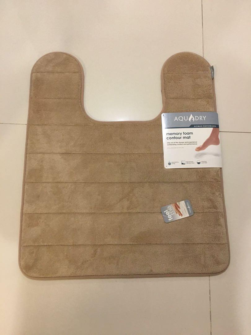 Aquadry Bath Mat Foot Mat Contour Mat Memory Foam (Category: Bathroom & Kitchen Fixtures) located in Taguig. Submitted by mommiescorner (Listing ID 1028755322, Image 3). Description: Aquadry Memory Foam Bath Mat Brand new Size: 21”x24” 3pcs available (1pc flesh, 2pcs gray) Original Purchase price: P899.75 per pc Selling price now: P750 per pc.