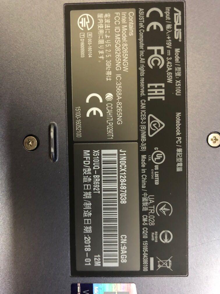 Asus Laptop X510u I5 1year Electronics Computers Laptops On Carousell
