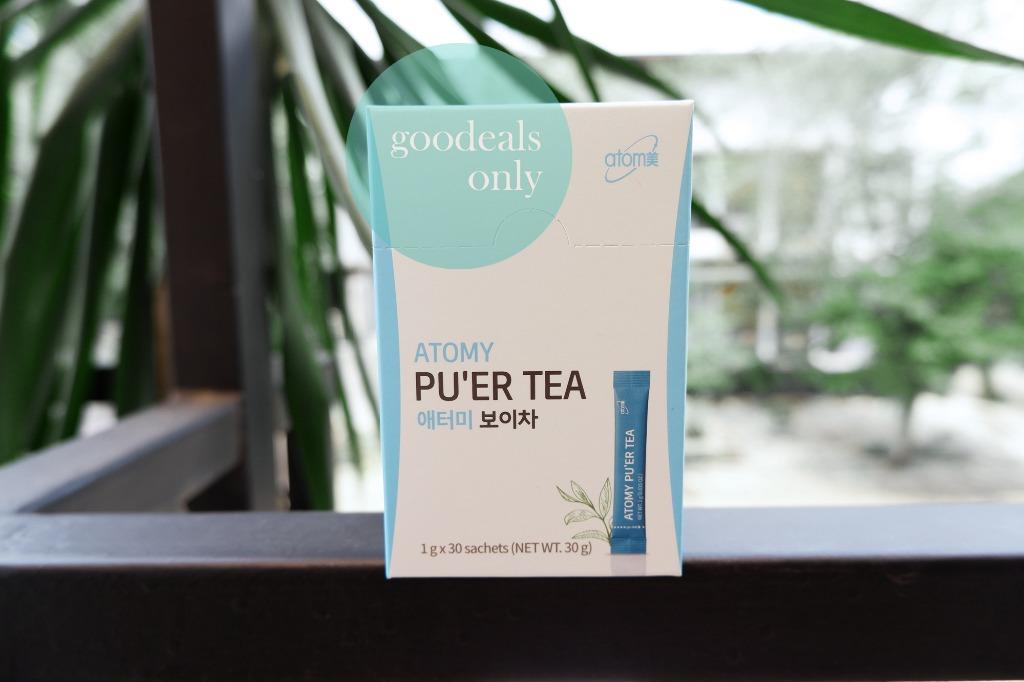 Atomy Puer Tea 1 Set Isi 30 Sachets Makanan Minuman Minuman Tidak Beralkohol Di Carousell