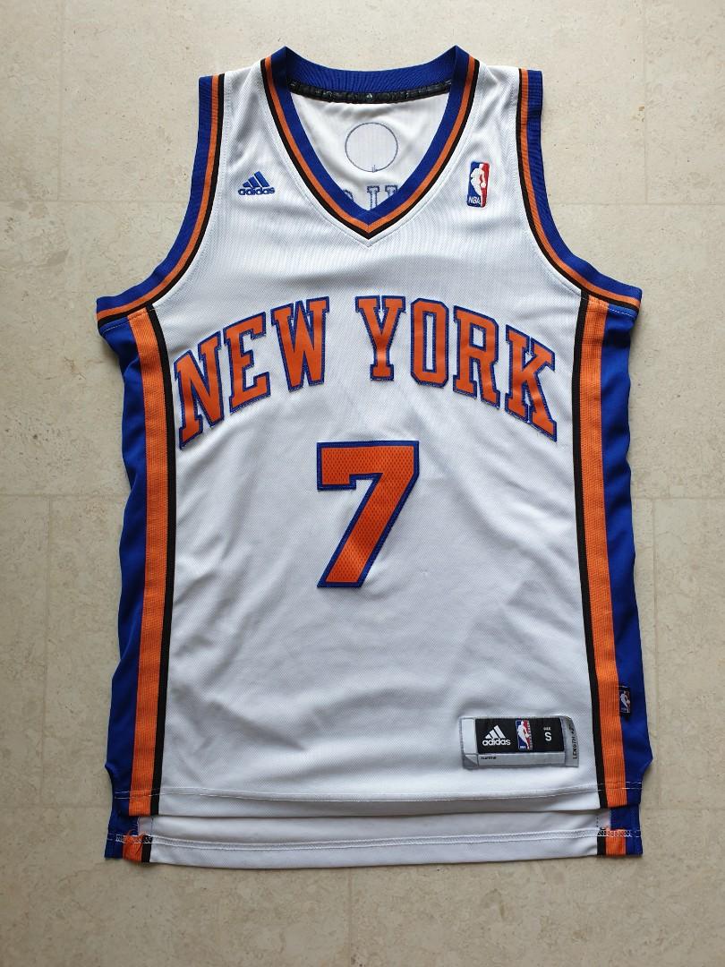 Men's New York Knicks Carmelo Anthony #7 Nike Black 2020/21 Swingman Jersey  - City Edition