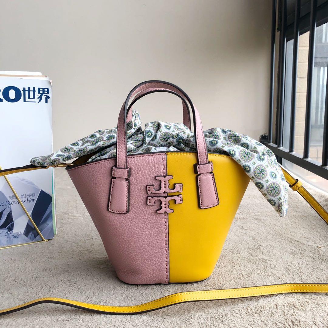 Tory Burch Mcgraw Color Block Tote 2025