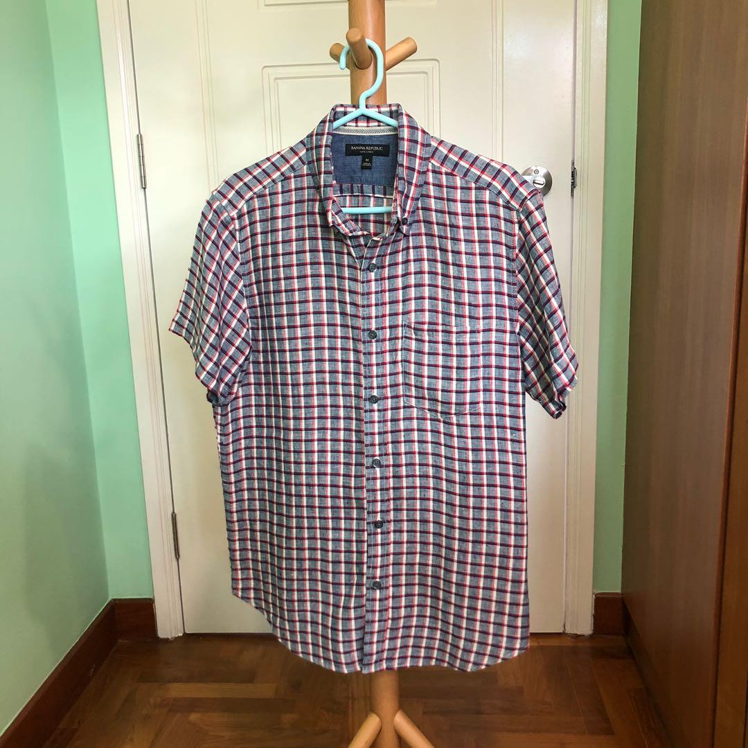 banana republic linen shirt