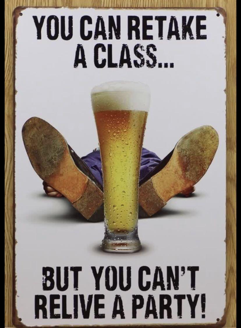 Bar joke beer retro metal sign tin plate poster, Furniture & Home