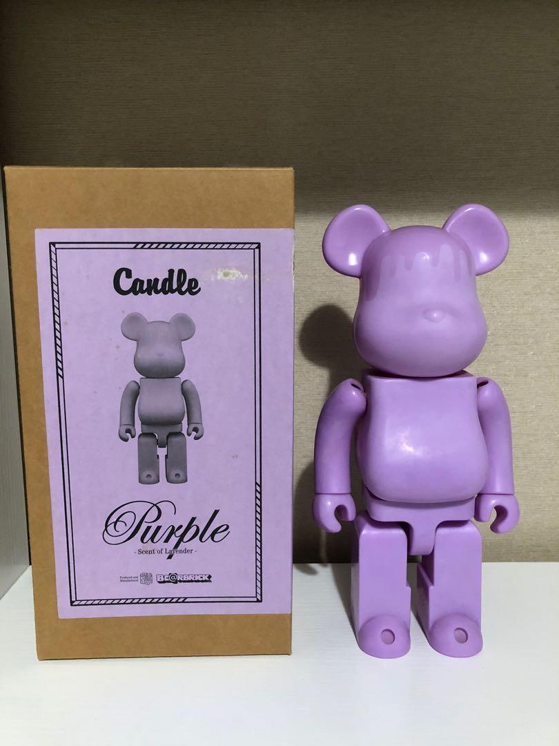 Bearbrick Candle 400% Purple