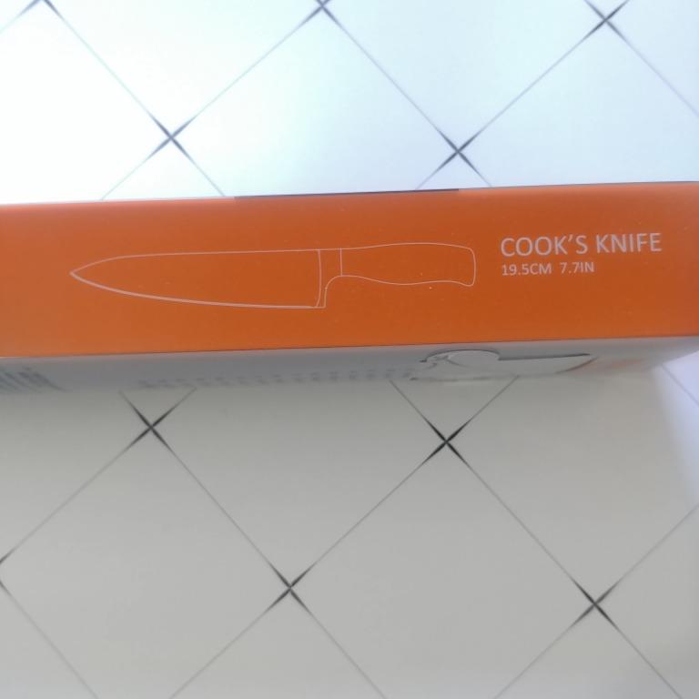 Berndes Knives 17cm Large Santoku, 19.5cm Cook's Knife, 13.5cm Small
