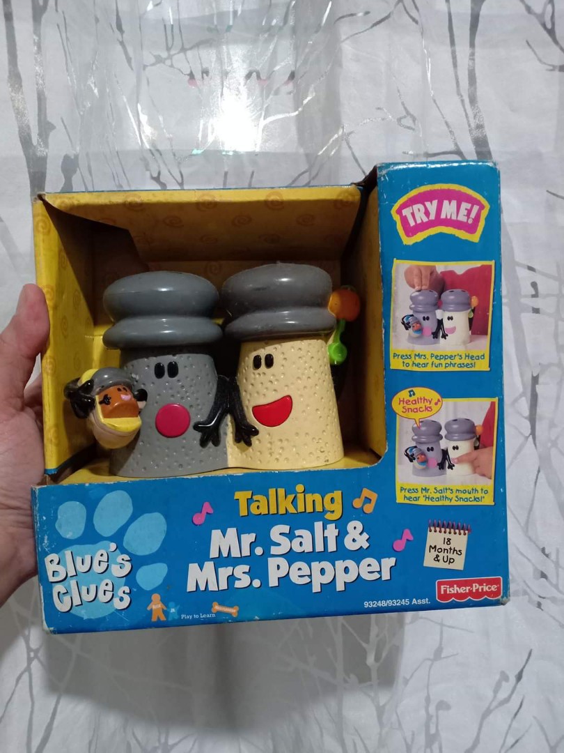 Blue's Clues Mr. Salt and Mrs. Pepper toy, Hobbies & Toys, Toys & Games
