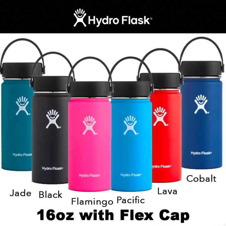 hydro flask lava red
