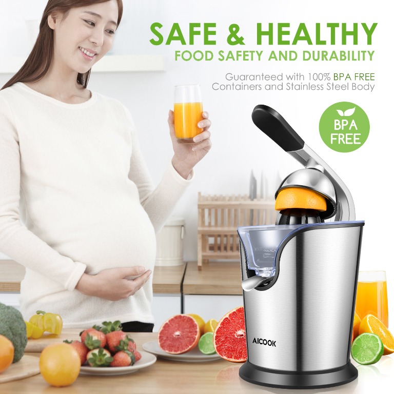 Model: Aicok , Orange Juicer Electric Citrus Juicer With Humanized Handle