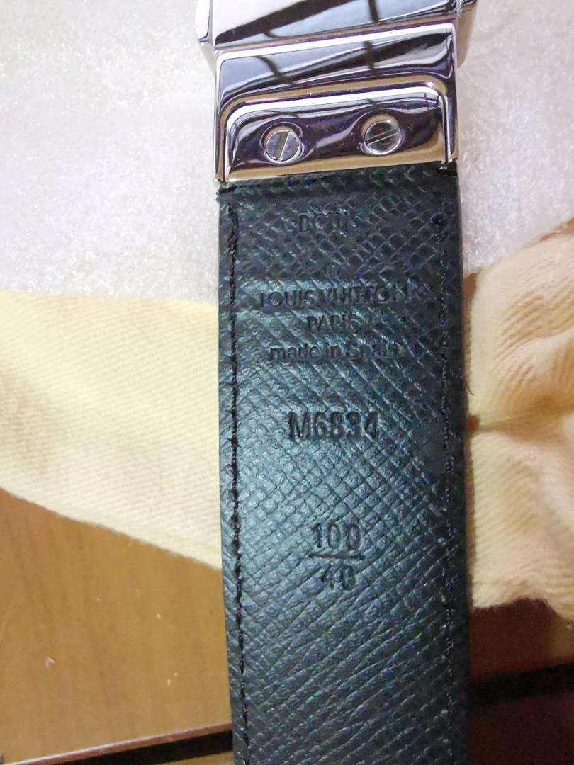 Louis Vuitton Seattle Reversible Leather Belt