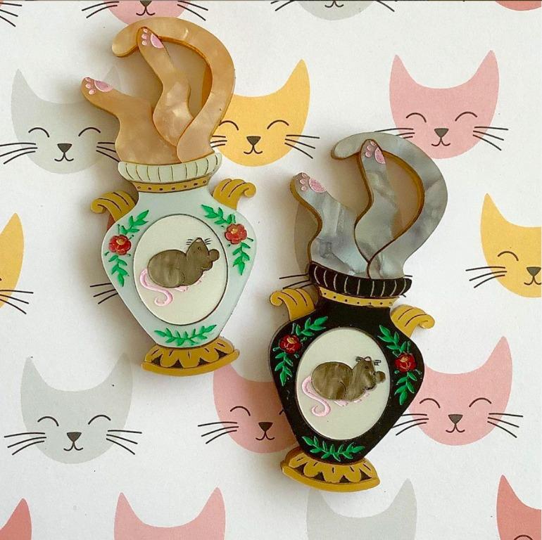 Kitschy Kittens Limited Edition Brooches