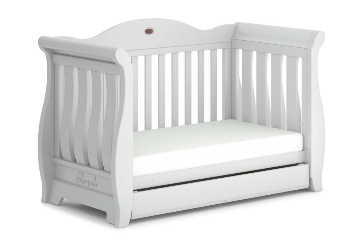 Boori Royale Sleigh Cot \u0026 Cot bed with 