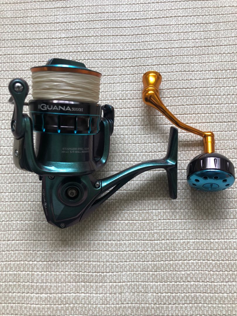 Bossna Iguana 5000h Fishing Reel Sports Equipment Fishing On Carousell