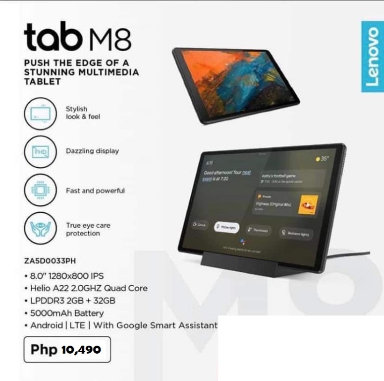 Brand New Lenovo Tablet M8 For Sale Mobile Phones Tablets Tablets On Carousell