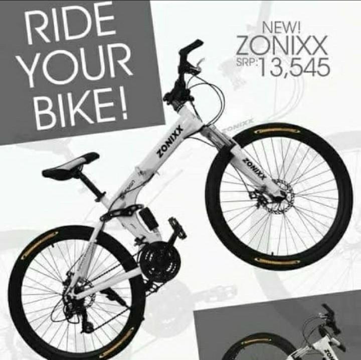 mse zonixx foldable bike