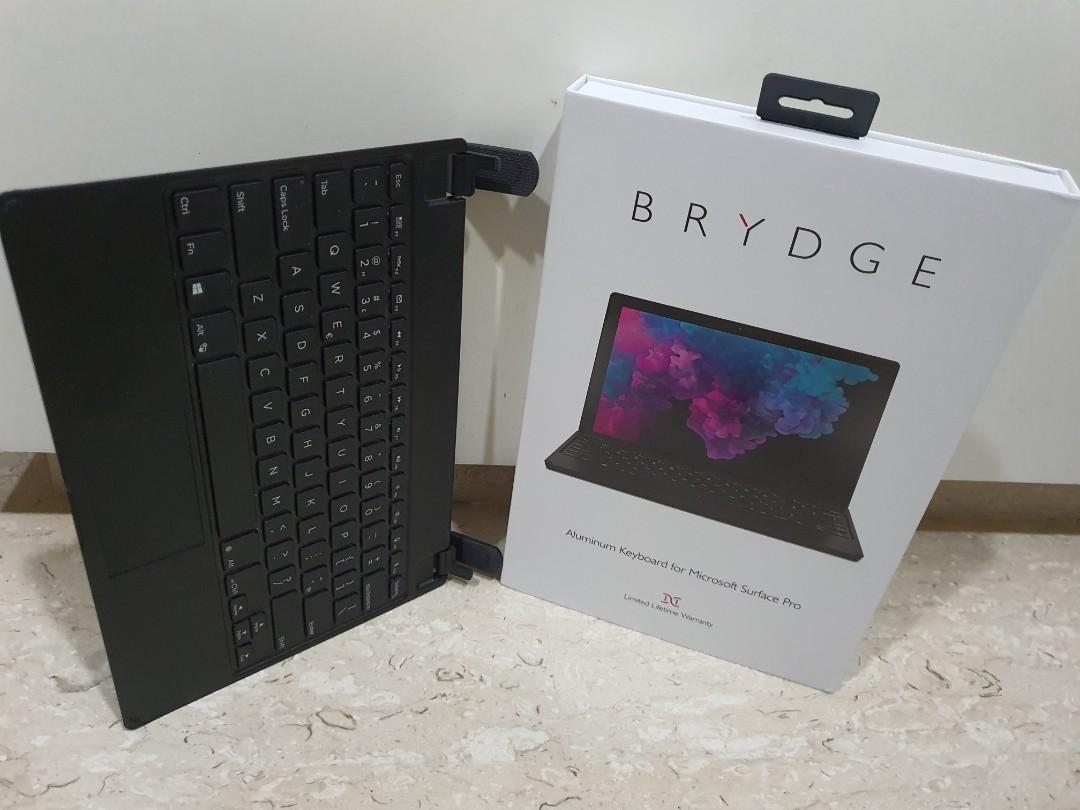 Brydge 12 3 Aluminum Keyboard For Microsoft Surface Pro Mobile Phones Tablets Mobile Tablet Accessories Mobile Accessories On Carousell
