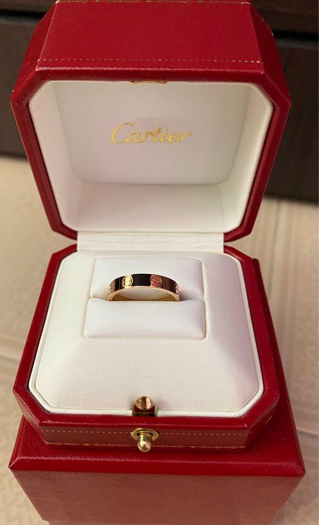 Cartier rose gold mens wedding band best sale
