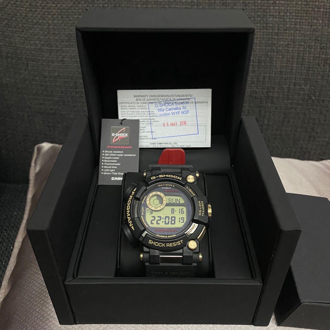G shock frogman gold tornado discount