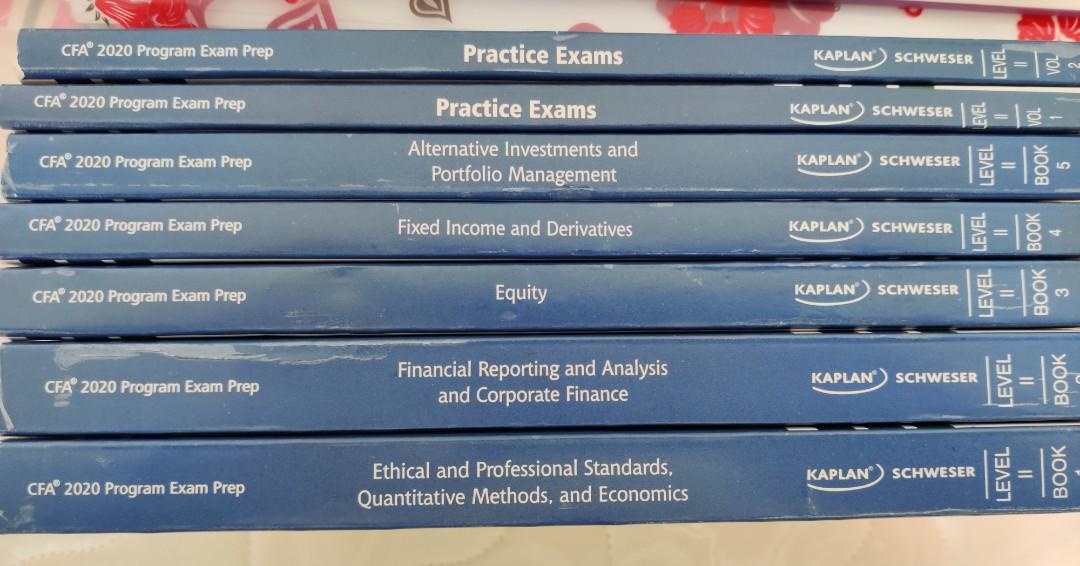 激安販壳サイト CFA Level2 Exam Practice Notes, Schweser 参考書