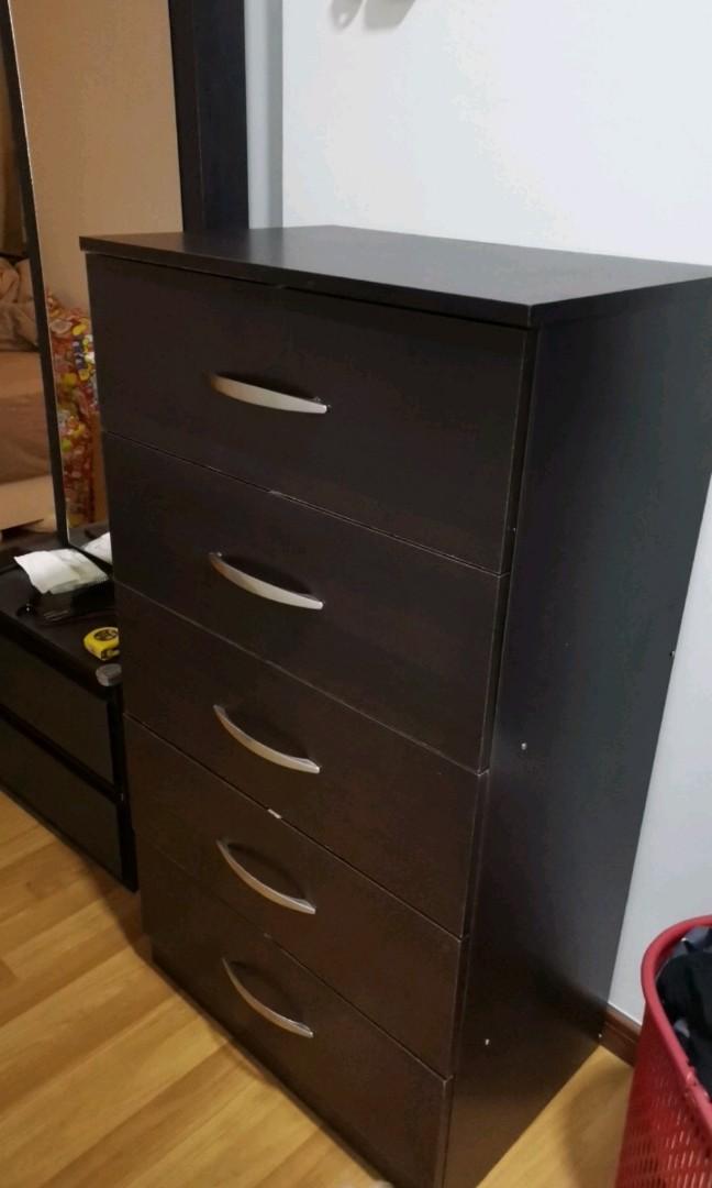 Chest Drawers 5 TIER TALL & BIG, Furniture & Home Living, Furniture