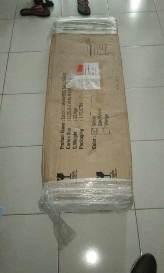 Chest Drawers 5 TIER TALL & BIG, Furniture & Home Living, Furniture