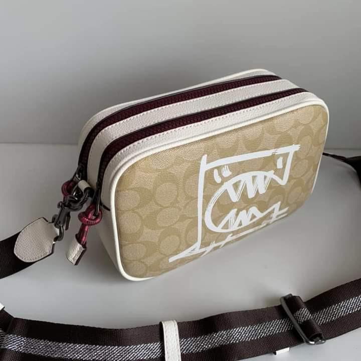 Coach Vale Jes Crossbody In Signature Canvas Women s Fashion Bags Wallets Cross body Bags on Carousell