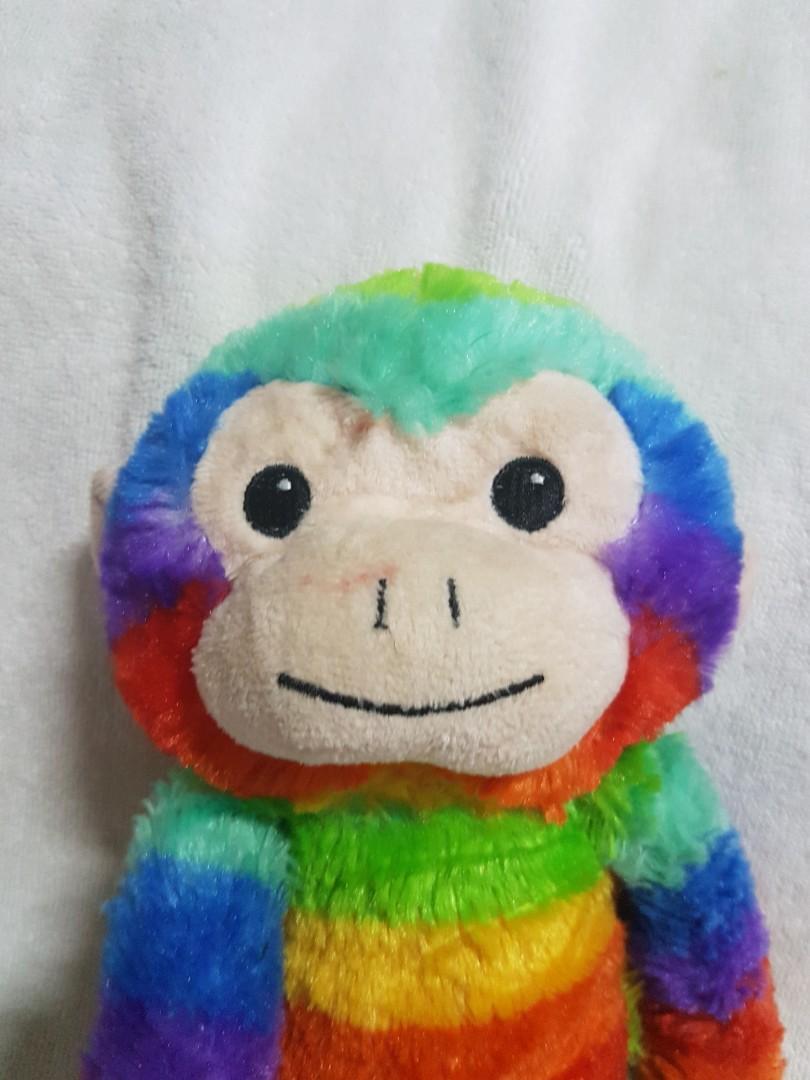 rainbow monkey teddy