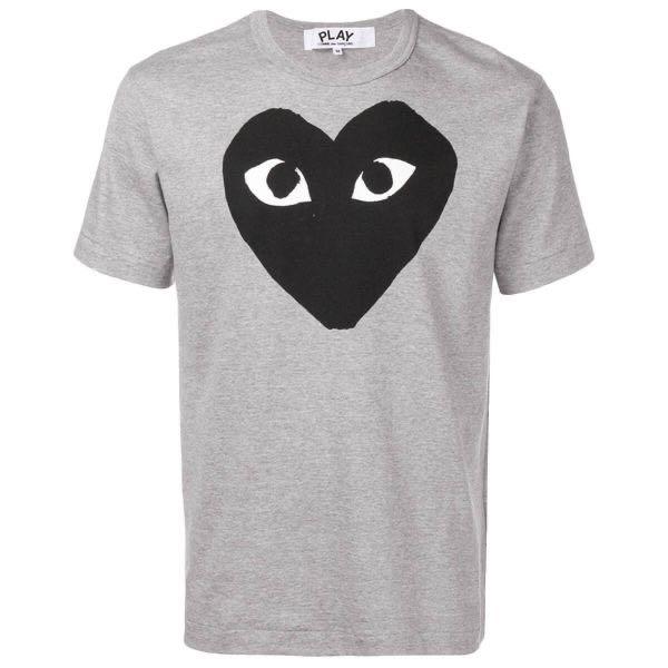 cdg big heart shirt