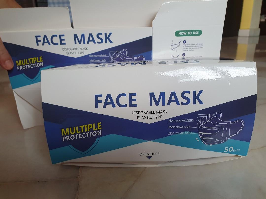 Disposable Face Mask (50 pcs)
